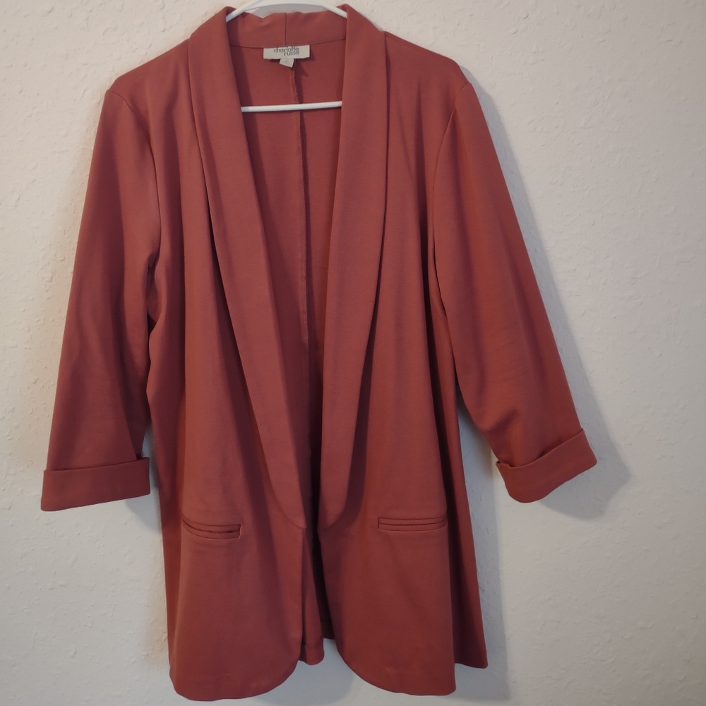 💥Charlotte Russe Blazer Rose Size: XL💥
